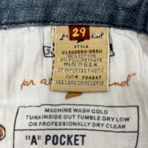 7 for All ManKind Women's "A" pocket Bootcut jeans; Size 29 - Picture 10 of 12